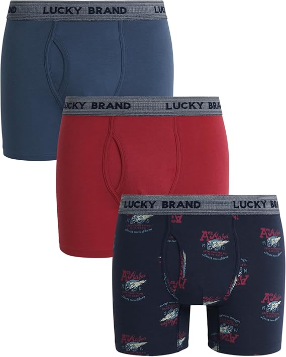 LUCKY BRAND BOXER X3 - 243 ACE MAKER - MEDIUM - MEN BRIEF UNDERWEAR PACK P440