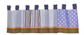 COCALO BABY WINDOW VALANCE - MONKEY MANIA - BLUE BROWN BOYS