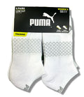 PUMA SOCKS WOMEN'S - LOW CUT 253 - NET WHITE - SHOE SZ 5-9.5 - PACK 6