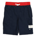 TOMMY HILFIGER SWIMSUIT BOYS - BLUE POCKET SZ XL 20 - BOARD SHORTS SWIM