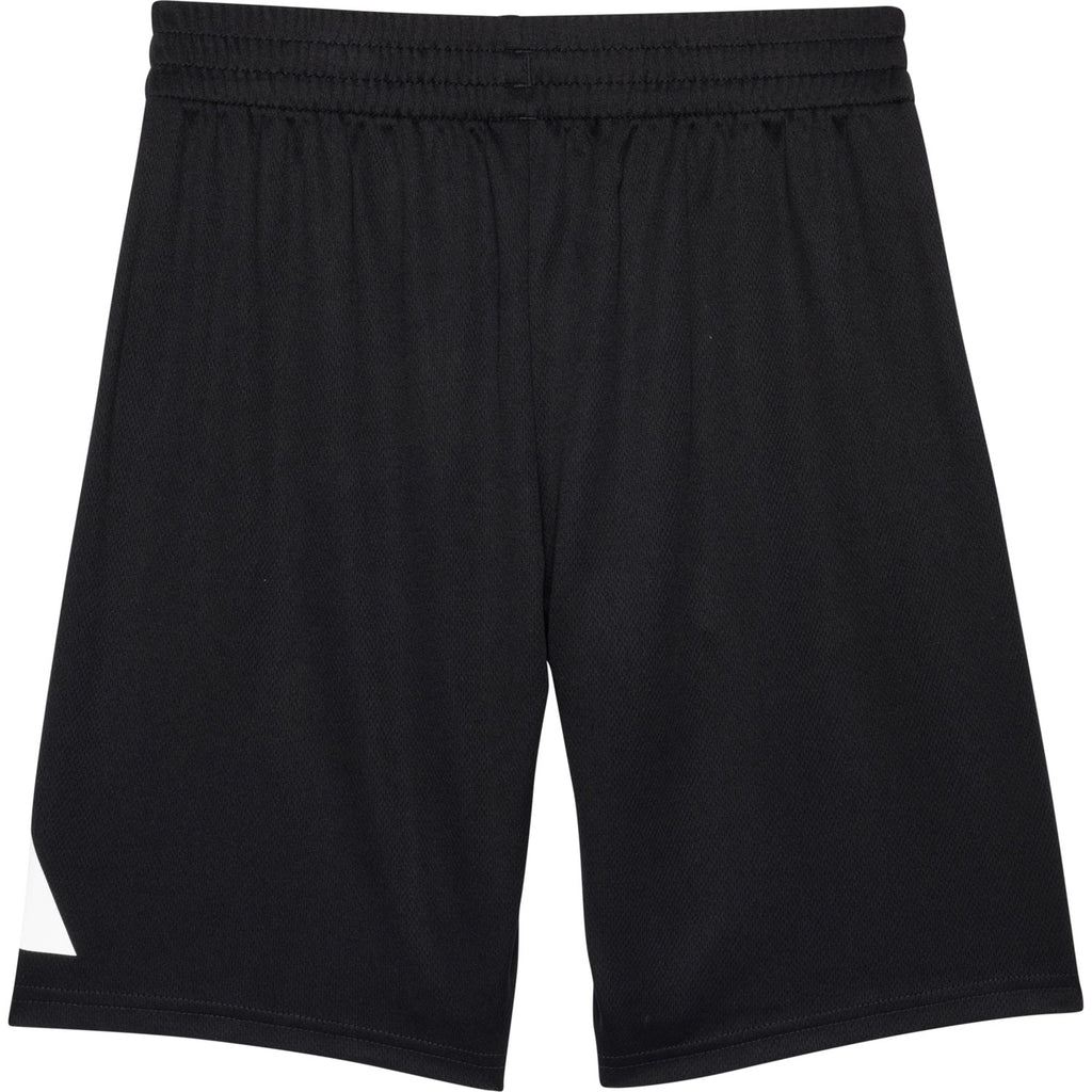 ADIDAS BOYS SHORTS - 253 SOLID BLACK SIDE - MEDIUM 10 12 - BASKETBALL PANTS