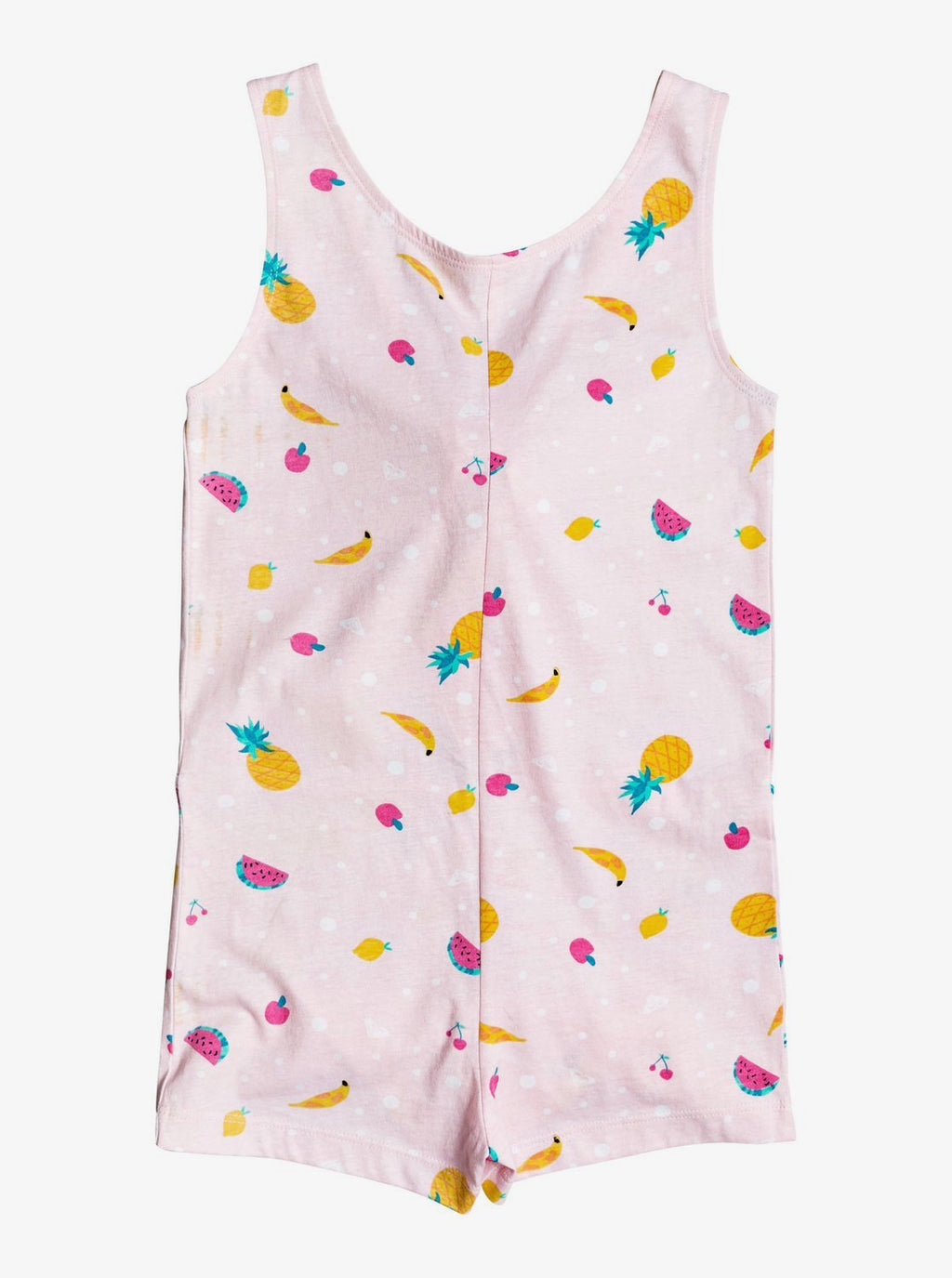 ROXY GIRLS ROMPER - REMEMBER SZ 6 - COVER UP FRUITS PINK GRAPHIC STRAPPY