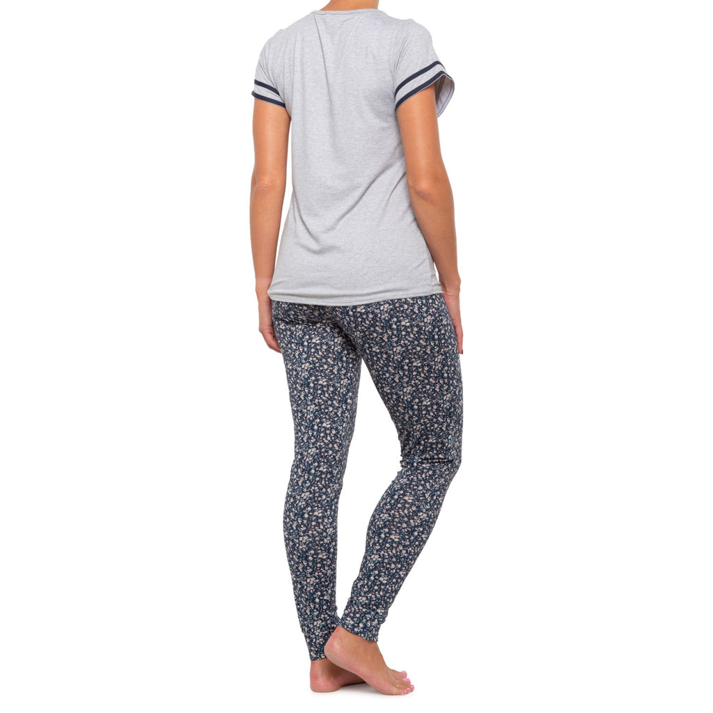 LUCKY BRAND WOMEN'S - JOGGERS SET SZ LARGE - BRUSHED MICROFIBER TOP PANTS LONG