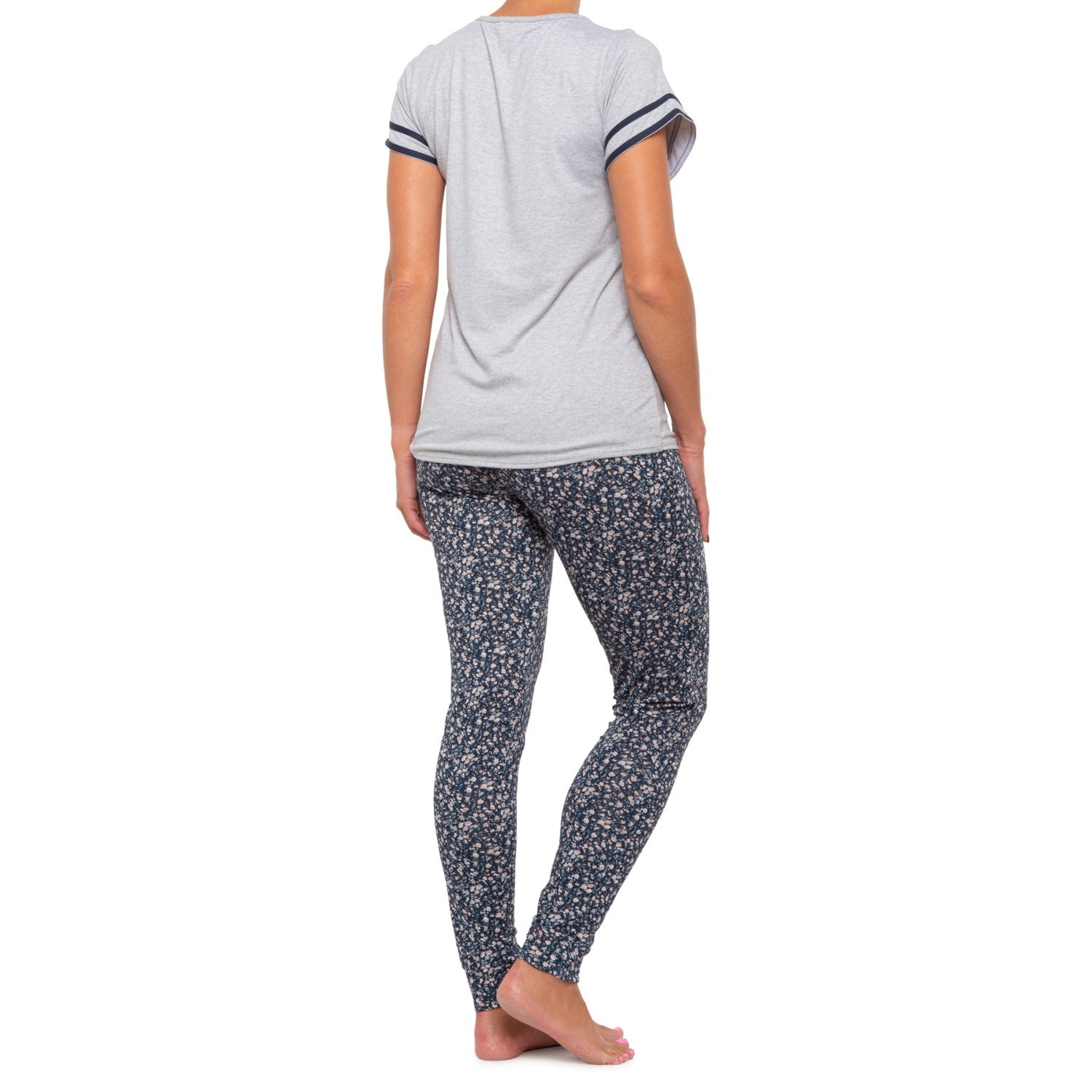 LUCKY BRAND WOMEN'S - JOGGERS SET SZ LARGE - BRUSHED MICROFIBER TOP PANTS LONG