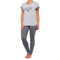 LUCKY BRAND WOMEN'S - JOGGERS SET SZ LARGE - BRUSHED MICROFIBER TOP PANTS LONG