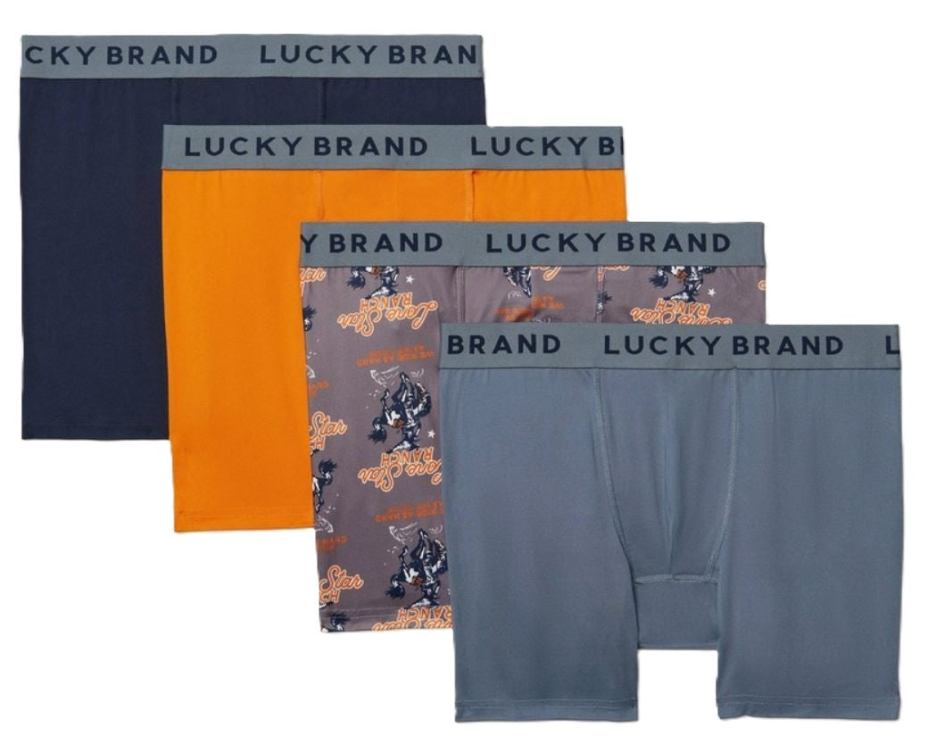 LUCKY BRAND BOXER X4 - 243 RANCH - LARGE - MEN BRIEF UNDERWEAR PACK P500