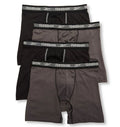 REEBOK MEN'S PACK 4 - 213 STRIP GREY - MEDIUM - P02 UNDERWEAR X4 BOXER BRIEF