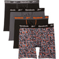 REEBOK MEN'S PACK 4 - 233 CAMO ORANGE - XLARGE - UNDERWEAR X4 BOXER BRIEF P33