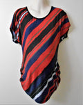 MATERNITY PREGNANCY WOMEN'S TOP SHIRT BLOUSE FUNNY - BLACK RED BLUE