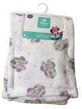 BLANKET PLUSH - DISNEY GIRLS 263 - MINNIE FACES - BABY TODDLER CRIB BED