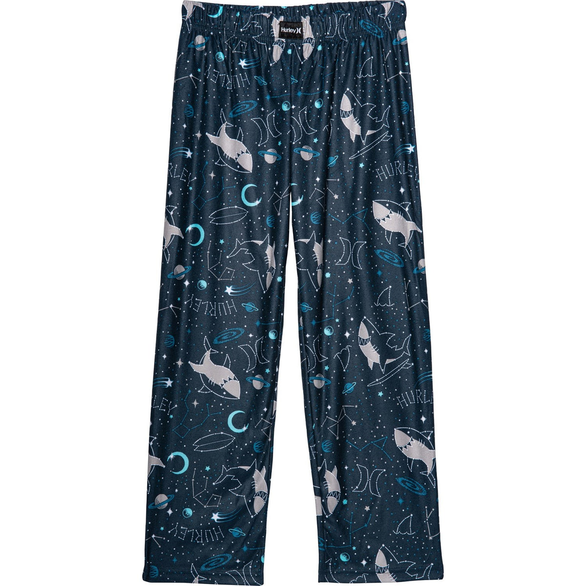 HURLEY BOYS PAJAMA X1 - SHARK BLUE SZ 4 - LOUNGE PANTS SLEEPWEAR