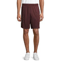 RUSSELL SHORTS MENS - SZ 3XL 48 50 - BURGUNDY - PERFORMANCE CORE TRAINING