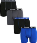 REEBOK MEN'S PACK 4 - 243 PACIFIC BLUE - XLARGE - UNDERWEAR X4 BOXER BRIEF P75