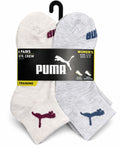 PUMA SOCKS WOMEN'S - QUARTER 263 - EVEN WINE CREAM - SHOE SZ 5-9.5 - PACK 6