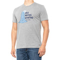 LIFE IS GOOD SHIRT MEN'S - BIG WAVES SZ LARGE GREY - TEE CREWNECK