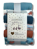 WASHCLOTHS BOYS - DUCK DUCK GOOSE 243 - TERRA DINOSAUR - 12 PACK SOFT BABY BATH