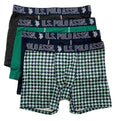 U.S. POLO MEN'S PACK X4 - 231 STRETCH GREEN FIELD XLARGE - UNDERWEAR BOXER BRIEF