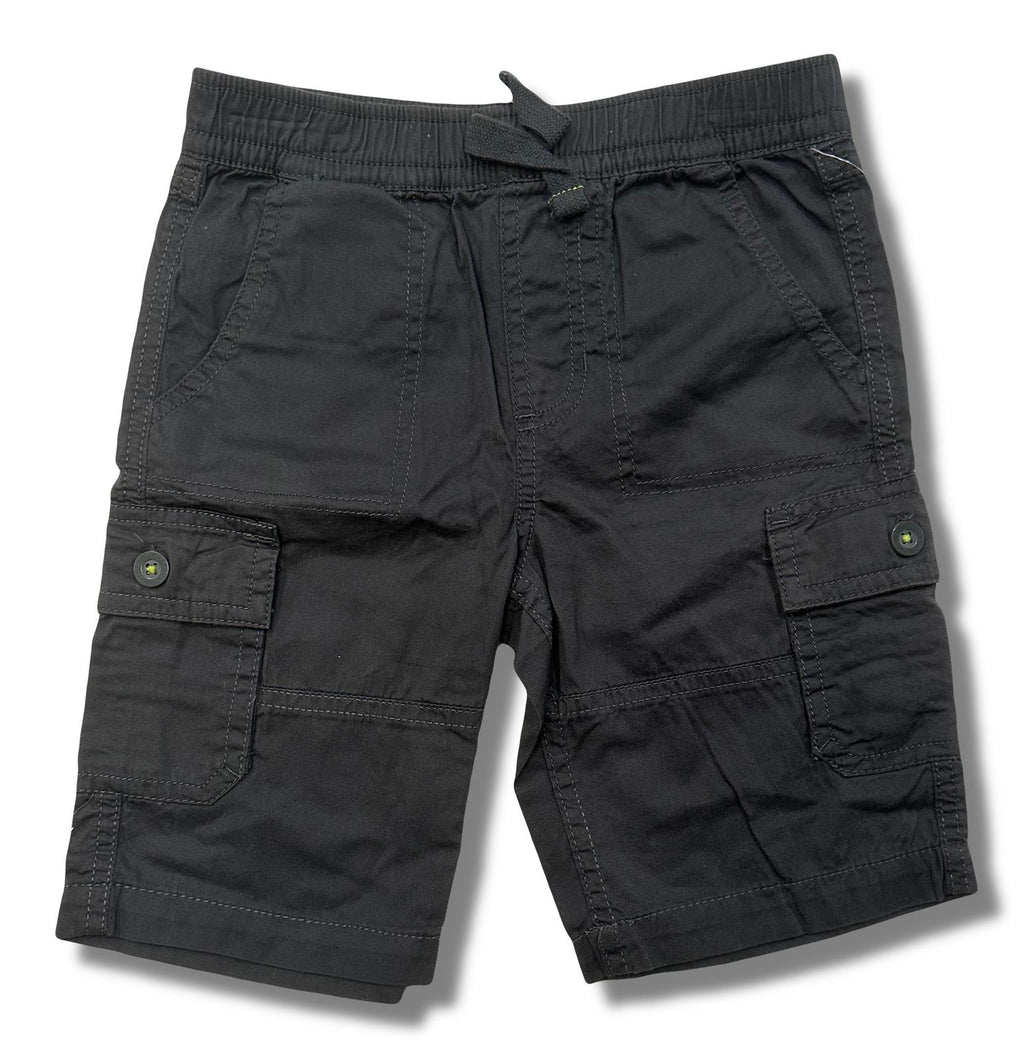 LEE BOYS SHORTS - DARK GREY SZ 7 - CARGO BERMUDA
