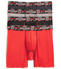 REEBOK MEN'S PACK 4 - 201 P07 RED - MEDIUM - UNDERWEAR X4 BOXER BRIEFS