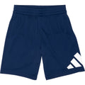 ADIDAS BOYS SHORTS - 253 SOLID BLUE SIDE - MEDIUM 10 12 - BASKETBALL PANTS