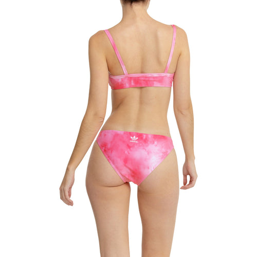 ADIDAS SWIMSUIT WOMEN'S - 253 AOP BIKINI SZ MEDIUM PINK - 2 PCS SWIM