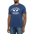 LIFE IS GOOD SHIRT MEN'S - 243 PICKETBALL SZ MEDIUM BLUE - TEE CREWNECK