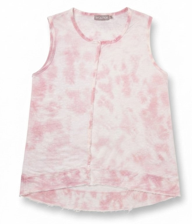 EVOLUTION SHIRT WOMEN'S - 263 PINK SZ LARGE - TOP SMOKE SLEEVELESS