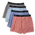 TOMMY HILFIGER MEN X4 - 20 CHECK MEDIUM - 4 PACK WOVEN BOXER UNDER
