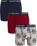 LUCKY BRAND BOXER X3 - 253 BIKE FREEDOM - LARGE - MEN BRIEF UNDERWEAR PACK P488