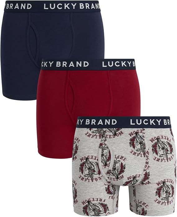 LUCKY BRAND BOXER X3 - 253 BIKE FREEDOM - MEDIUM - MEN BRIEF UNDERWEAR PACK P488